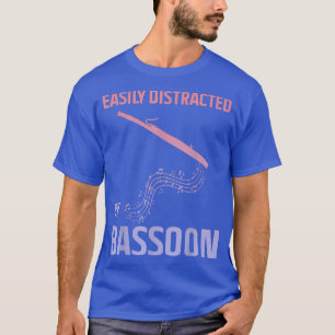 Camiseta Bassoonist Music Orchestra Easily Distracted By Ba