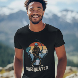 Camiseta  Bassquatch Fun for Bigfoot Lovers