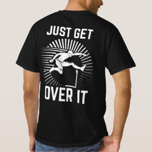 Camiseta Basta Con Superarlo. Divertidos obstáculos