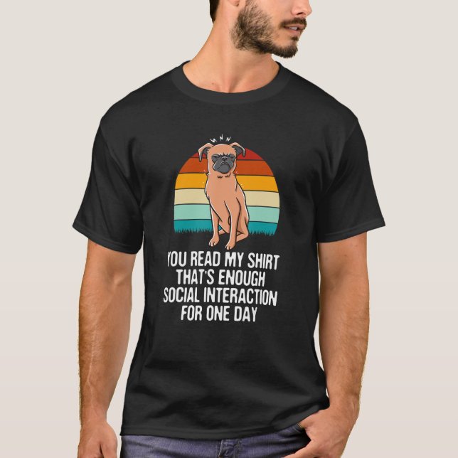 Camiseta Basta de interacción social para un día de inviern (Anverso)
