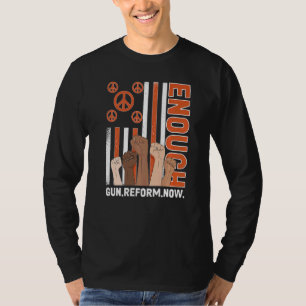Camiseta Basta de violencia armada sin armas contra la paz