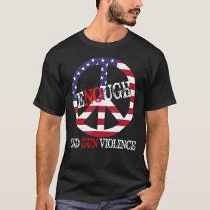 Camiseta Basta de violencia contra las armas, no hay uso de