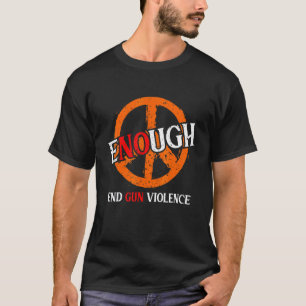 Camiseta Basta de violencia contra las armas, no hay uso de
