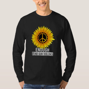 Camiseta Basta de violencia contra las armas usar la paz Na