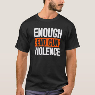 Camiseta Basta de violencia contra las armas usar violencia