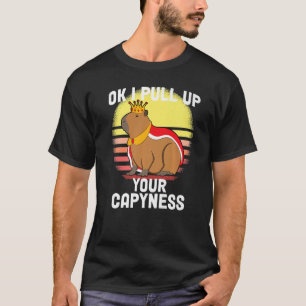 Camiseta Bastante Capibara Ok Me Tiro El Retro De Meme De C