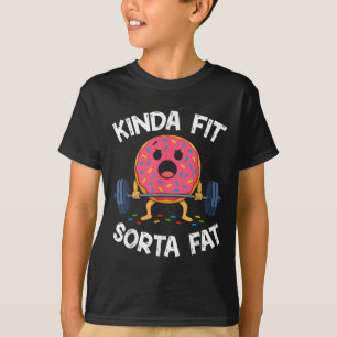 Camiseta Bastante en forma algo gordo - divertido gimnasio