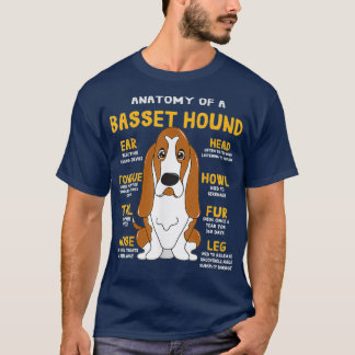 Camiseta Bastante heound Anatomy Funny Dog Mom Dad Cute Gif