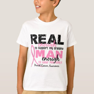 Camiseta Bastante real hombre bastante cáncer de pecho de