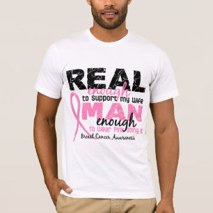 Camiseta Bastante real hombre bastante cáncer de pecho de