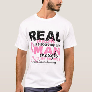 Camiseta Bastante real hombre bastante cáncer de pecho de