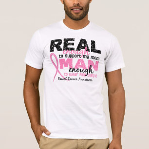 Camiseta Bastante real hombre bastante cáncer de pecho de