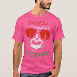 Camiseta Bastante vegetariano (gorila) divertido amor veget