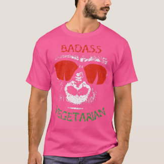 Camiseta Bastante vegetariano (gorila) divertido amor veget