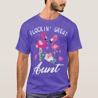 Camiseta Bastantes flamencos bailando juntos, gran tía