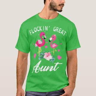 Camiseta Bastantes flamencos bailando juntos, gran tía