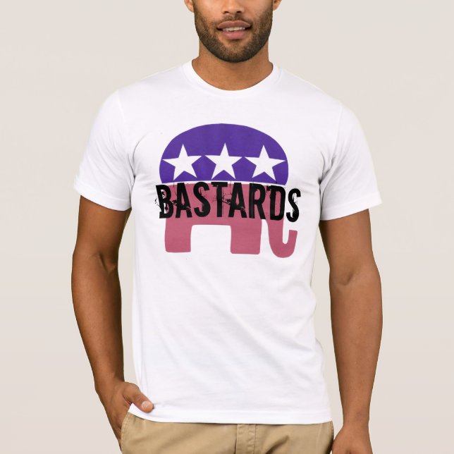 Camiseta BASTARDS republicanos (Anverso)