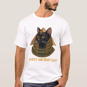 Camiseta Bastet Diosa Gata del Antiguo Egipto Arte Antiguo