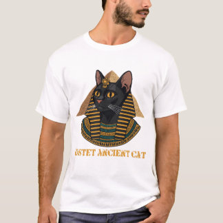 Camiseta Bastet Diosa Gata del Antiguo Egipto Arte Antiguo