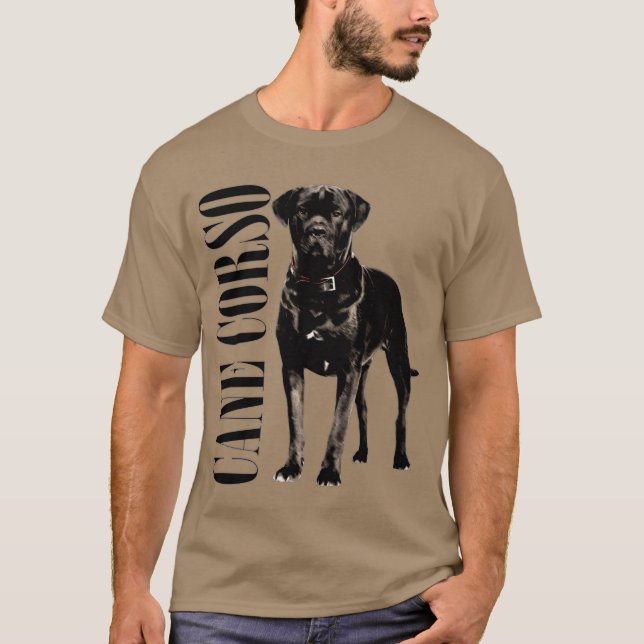 Camiseta Bastón Corso - mastín italiano (Anverso)