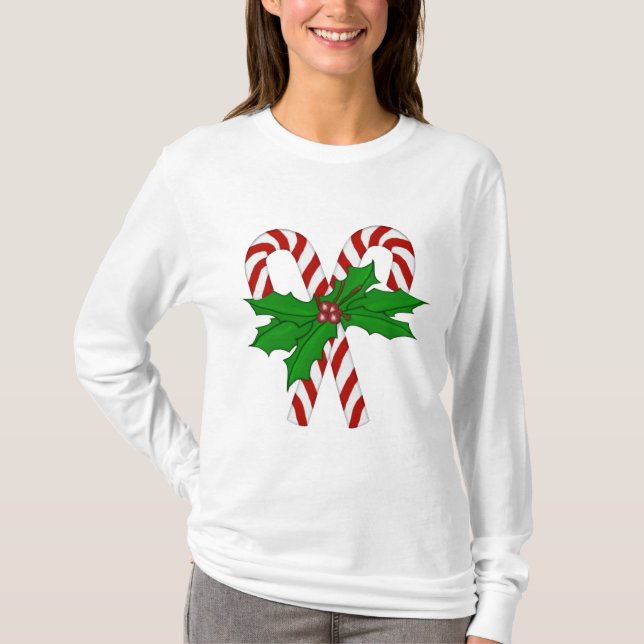 Camiseta Bastón de caramelo (Anverso)