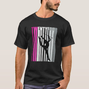 Camiseta Bastón de cumpleaños 24º de gimnasia rítmica para