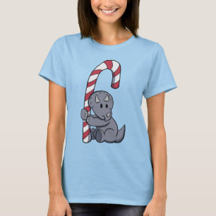 Camiseta Bastón del caramelo del Triceratops