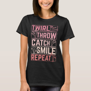 Camiseta Bastoneras Majorettes Gira Lanzar Atrapar Sonrisa