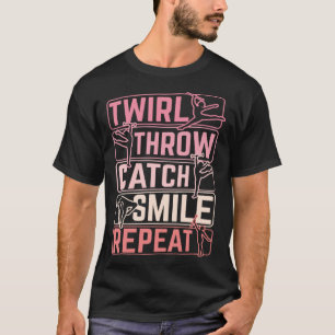 Camiseta Bastoneras Majorettes Gira Lanzar Atrapar Sonrisa