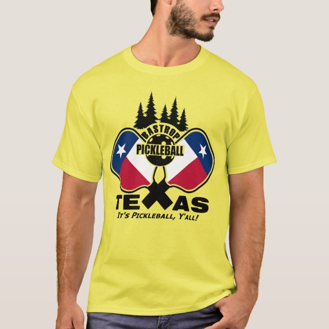Camiseta Bastrop Pickleball - Texas (Anverso)