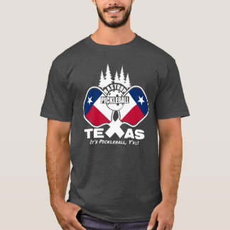 Camiseta Bastrop Pickleball, Texas (camisetas oscuros) T-Sh