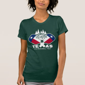 Camiseta Bastrop Pickleball, Texas (camisetas oscuros) T-Sh