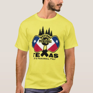 Camiseta Bastrop Pickleball, Texas (camisetas oscuros) T-Sh