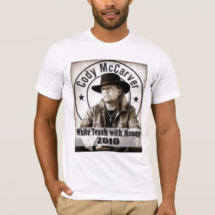 Camiseta Basura blanca con travesía del dinero