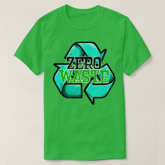 Camiseta Basura cero (Diseño del anverso)
