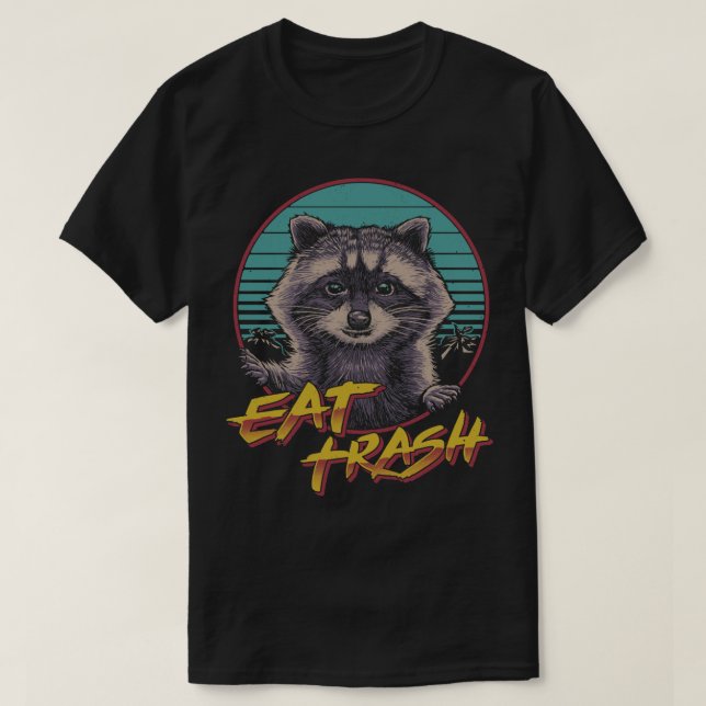 Camiseta Basura de comer 2 (Diseño del anverso)