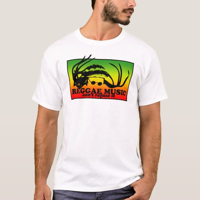 CAMISETA BASURA DE LA MÚSICA. .CAN DEL REGGAE NO ÉL (Anverso)