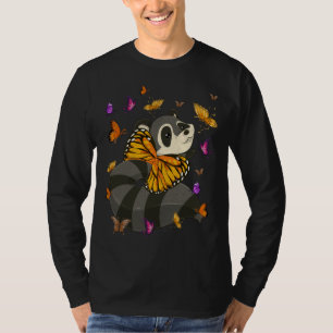 Camiseta Basura de mariposa Panda Magia Selva Animal Cute R