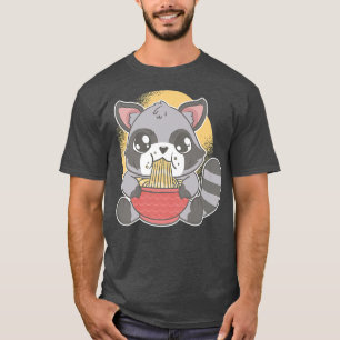 Camiseta Basura de Raccoon de Anime Kawaii Panda Otaku Japó