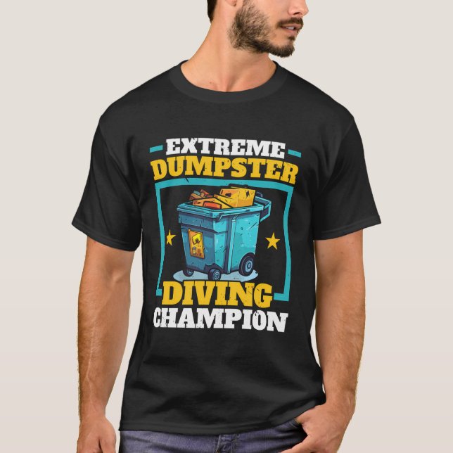 Camiseta Basura de recogida de basura de desembarque de bas (Anverso)