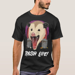 Camiseta Basura de zarigüeya Vida Basura de zarigüeya Gato
