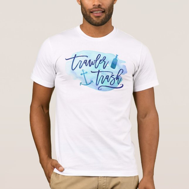 Camiseta Basura del barco rastreador (Anverso)