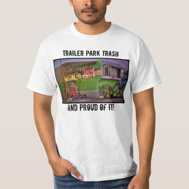 Camiseta Basura del parque de caravanas (Anverso)