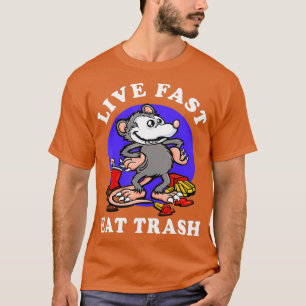 Camiseta Basura divertida y divertida basura de Opossum ráp