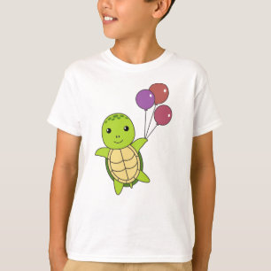 Camiseta Basura dulce animal moscas globos niños