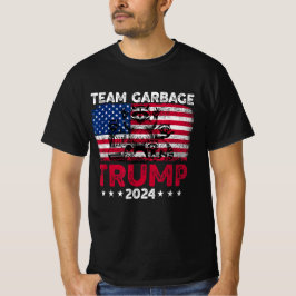 Camiseta Basura en equipo para los partidarios de Trump en 