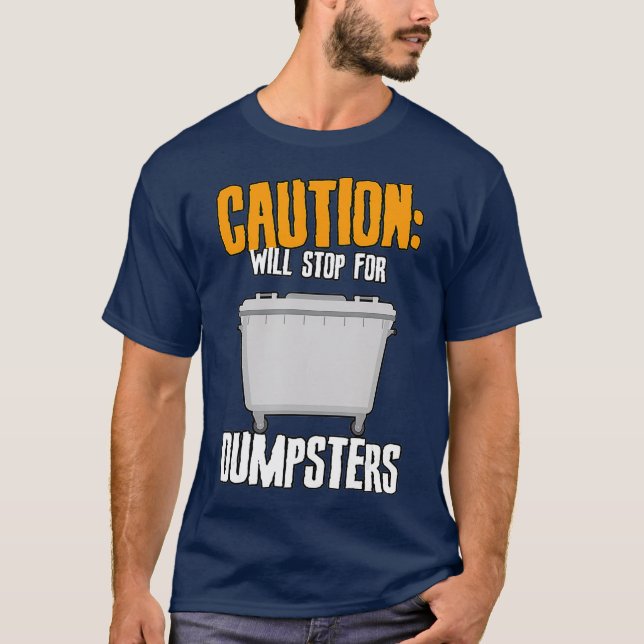 Camiseta Basura frugal Pickers Trash Diver Regalo Dumpster (Anverso)