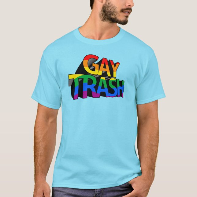 Camiseta Basura gay (Anverso)
