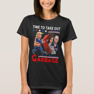 Camiseta Basura Graciosa Para Trump 2024 - Momento De Sacar