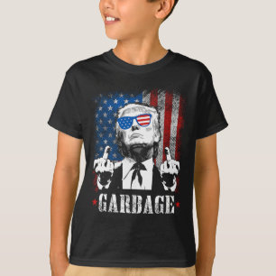 Camiseta Basura para Trump 2024: Divertidos Hombres De Band